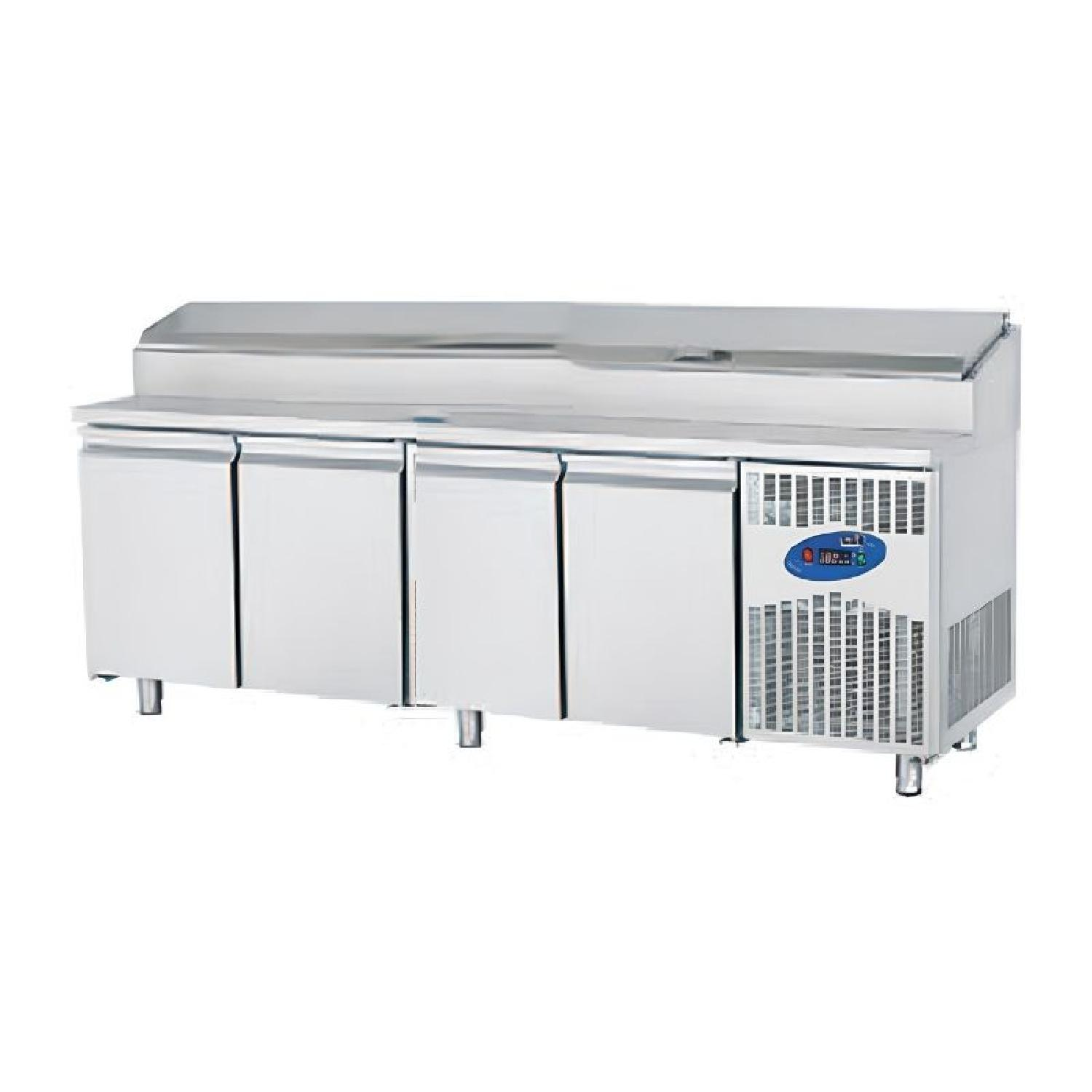 CSA CS.TEK.4.700 Make Up Buzdolabı 4 Kapılı 235×70 Cm 632 L 304 Kalite