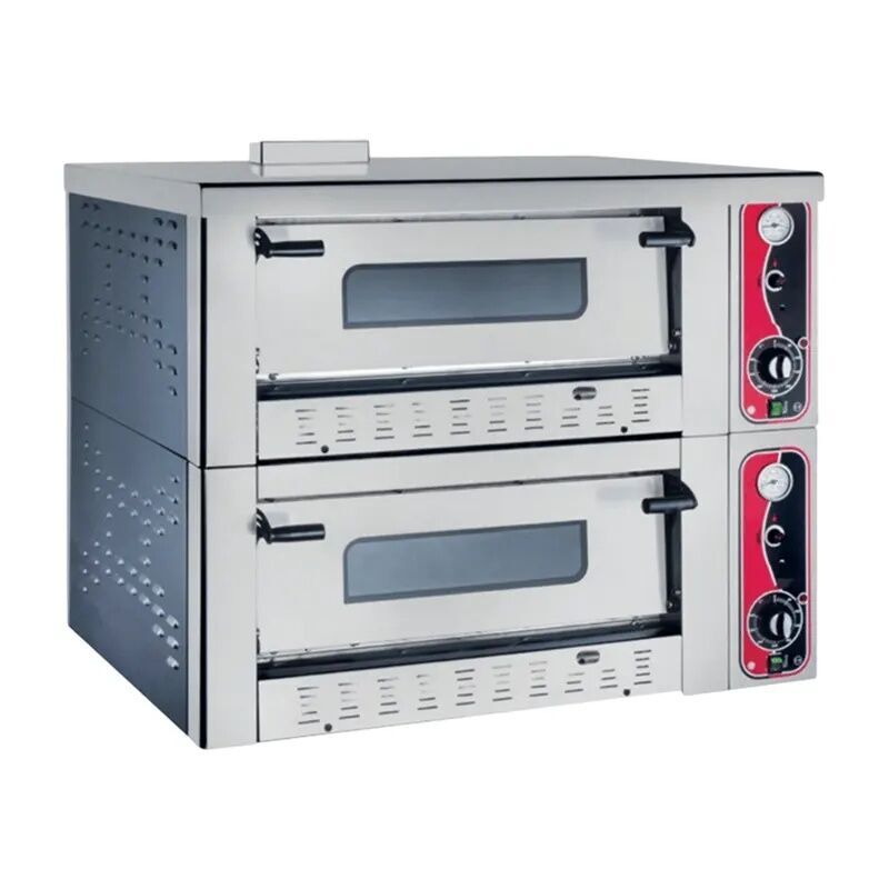 CSA KRCS.PFGL.8 Pizza Fırını Çift Katlı 4+4 x 30 Cm Pizza Kapasiteli LPG