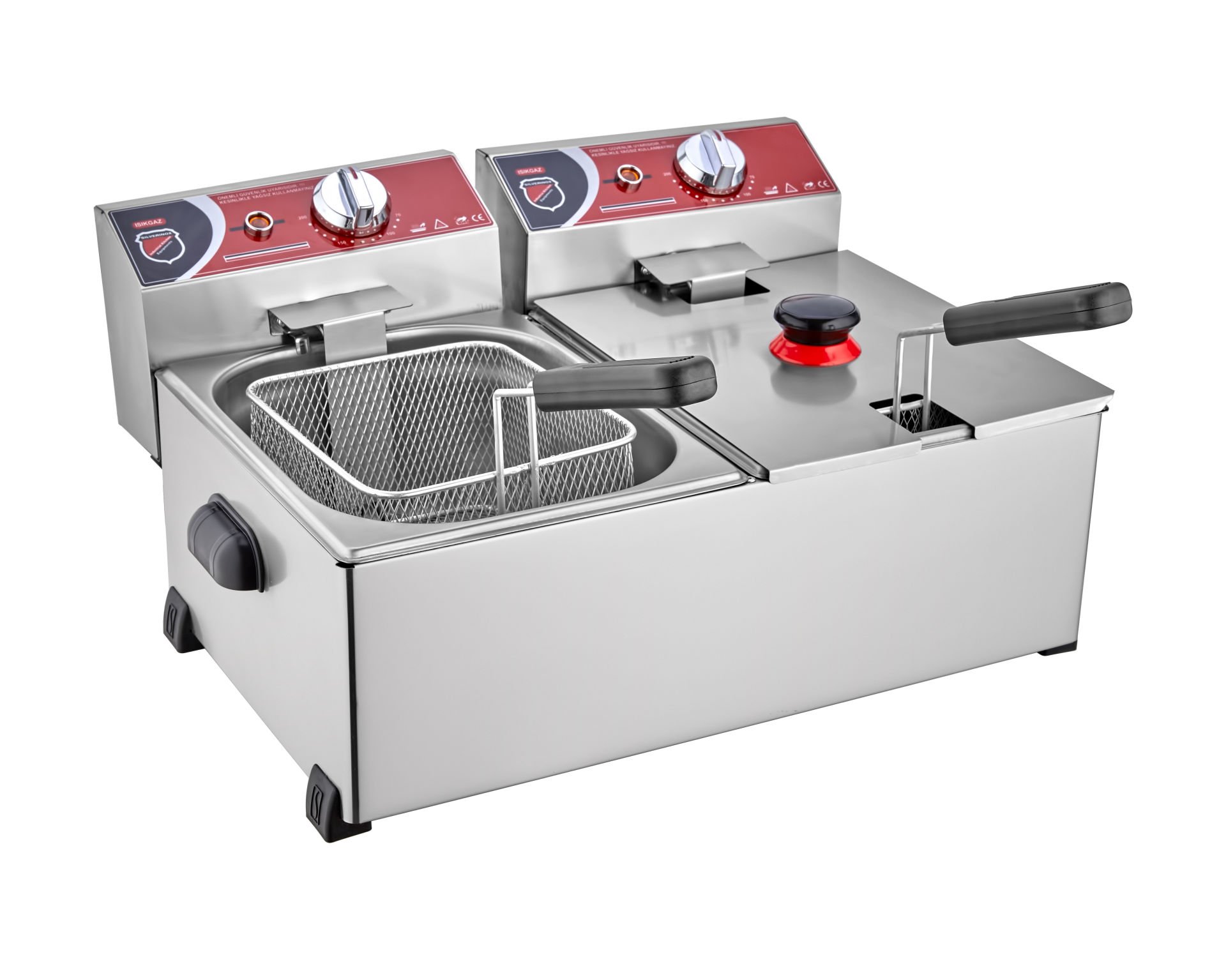 Silverinox 5+5 LT Kapasiteli Elektrikli Fritöz 2143