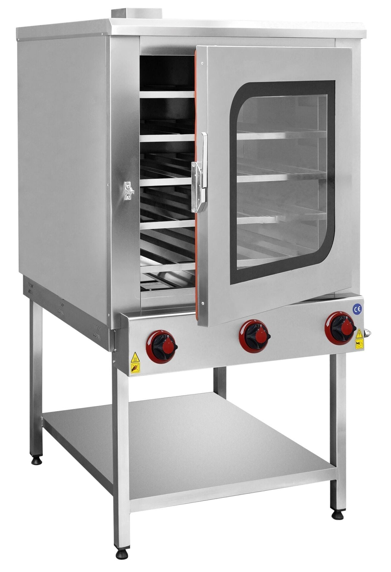 CSA Gazlı Pasta Börek Fırını 5 Sıralı Ce Belgeli 75x75x160 cm KRCS.SPBFGL.7575.CE