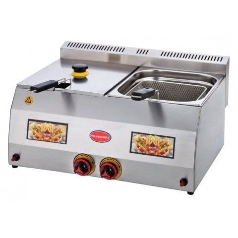 Silverinox 8+8 LT Kapasiteli Fritöz Gazlı 2705