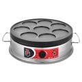 Silverinox 40 cm Elektrikli Pankek Makinesi Gri PNK-03