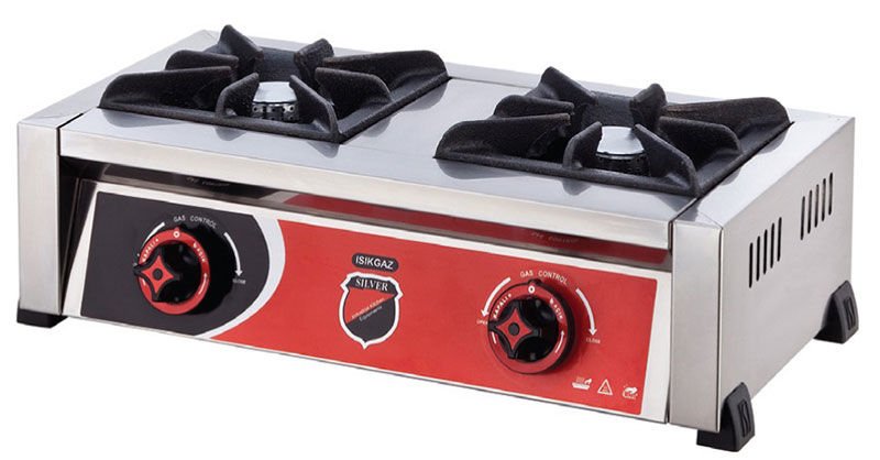 Silverinox 2'li Set Üstü Mini Ocak Doğalgazlı CE 2905