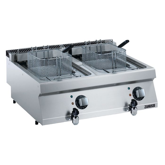 Zanussi  372080 EVO 700 Serisi Set Üstü 12+12 lt Elektrikli Fritöz 80x70x25 cm