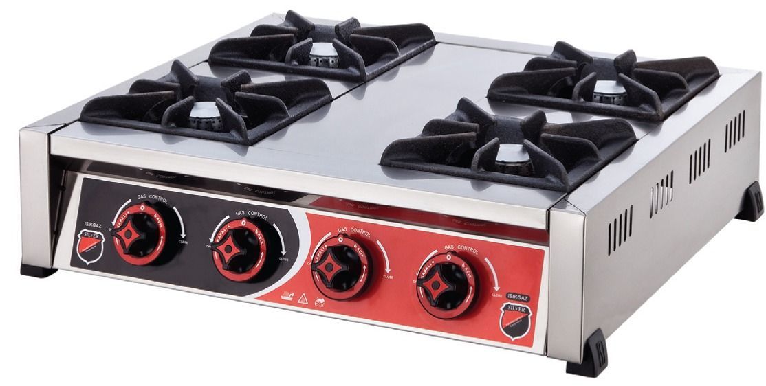 Silverinox 4'lü Set Üstü Mini Ocak LPG'li CE 2903