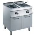 Zanussi  372071 EVO 700 Serisi Dolaplı V Tipi Hazneli 15+15 lt Gazlı Fritöz 80x70x85 cm