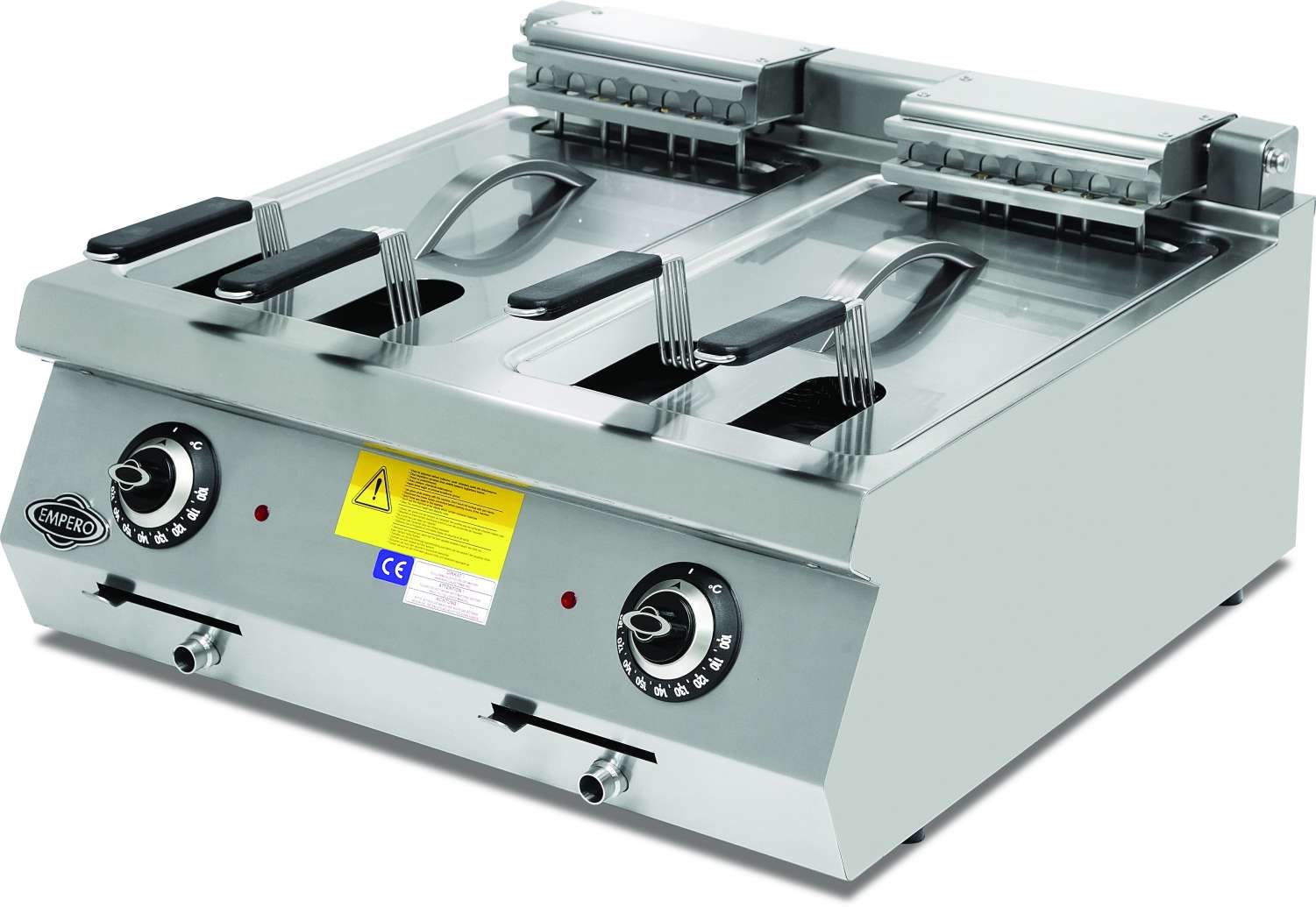 Empero EMP.PLS.7FE020 700 Seri Set Üstü 14+14 lt Fritöz Elektrikli 80x73x30 cm