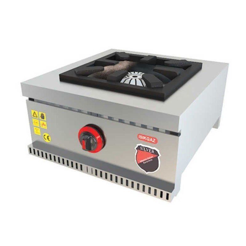 Silverinox Tekli Set Üstü Midi Ocak LPG'li CE MD-1G
