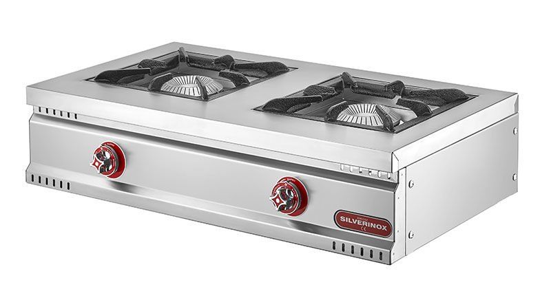 Silverinox 2'li Set Üstü Midi Ocak LPG'li CE MD-2G
