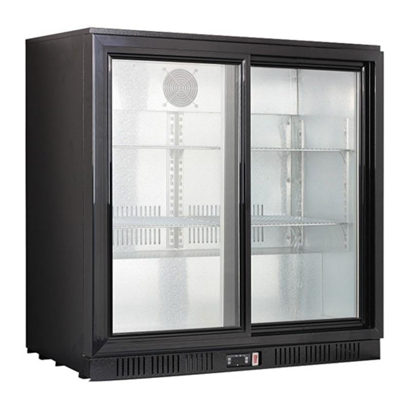 CSA Bar Arkası Şişe Soğutucu 2 Sürgü Kapılı 92x50x91 cm CS.B.250.SK