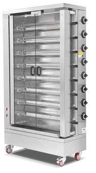 Empero EMP.8EE Elektrikli Piliç Kızartma Makinesi 48 Adet 380V