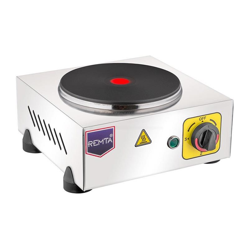 Remta PLT1 Tekli Pleyt Isıtıcı, 19 cm, Elektrikli