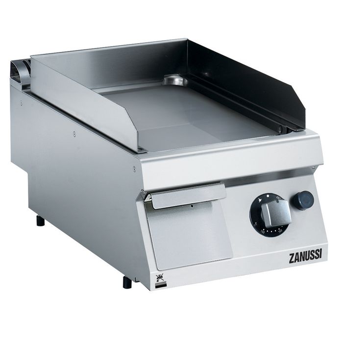 Zanussi 372037 EVO 700 Serisi Set Üstü  Gazlı Düz Krom Pleytli Izgara 40x70x25 cm