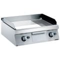 Zanussi 372041 EVO 700 Serisi Set Üstü  Gazlı Yarı Oluklu Krom Pleytli Izgara 80x70x25 cm