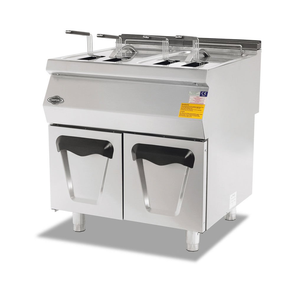 Empero EMP.PLS.7FG020 Seri Dolaplı 16+16 lt Fritöz Gazlı 80x70x85 cm