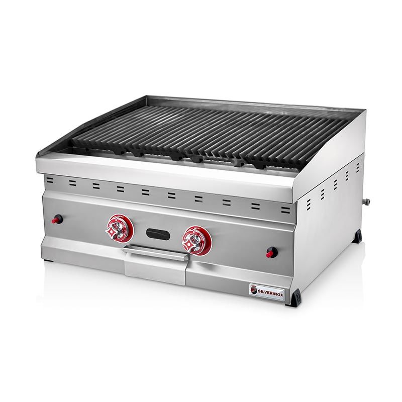 Silverinox 60X70X50 cm Lav Taşlı Amerikan Izgara LVA-70