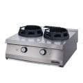 Öztiryakiler 900 Seri Set Üstü İkili Wok Ocak Gazlı 80x90x30-28kW