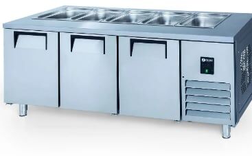 İceinox 5 Küvetli Servis Buzdolapları 200x70x85  STS 515 CR