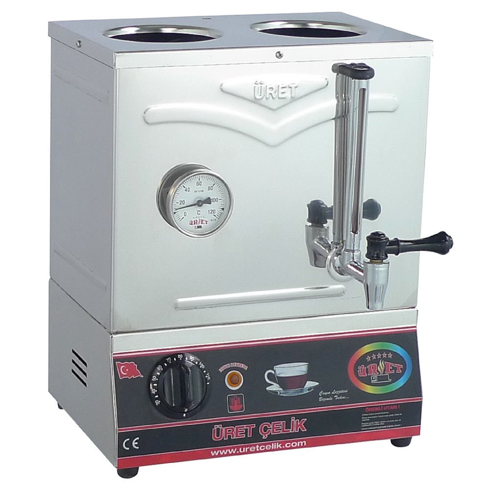 Üret 30’luk - 2 Demlikli Çay Makinesi Pleytsiz 15 Litre KP 2