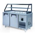 Iceinox STS.G.330 Camlı Servis Buzdolabı, 2 Kapılı, 150x70x85/123 cm