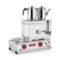 Silverinox 40'lık Kahveci Takımı 2 Demlikli Doğalgazlı 2065-D