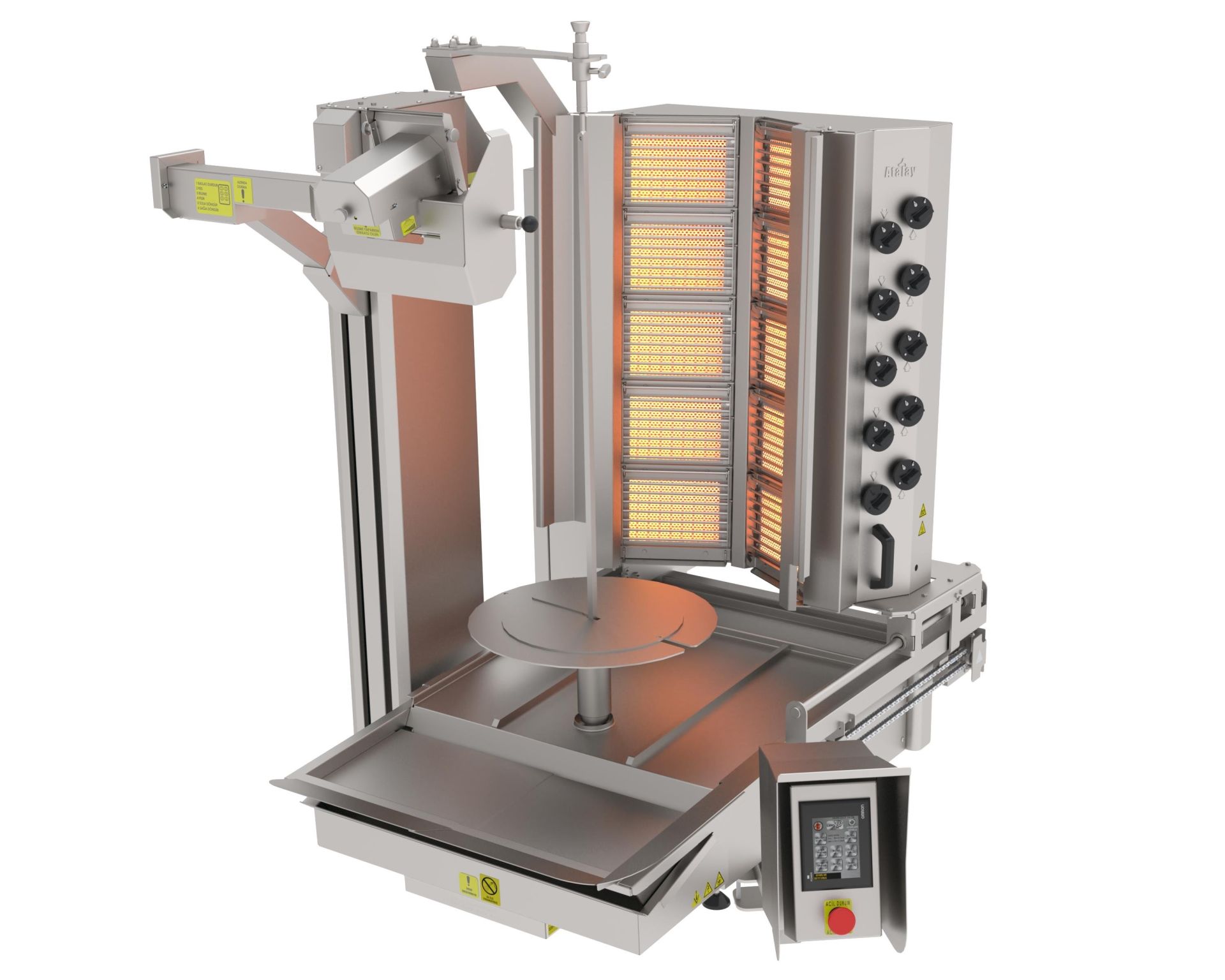 Atalay 10 Gözlü Döner Robotu Gazlı ADR-10G