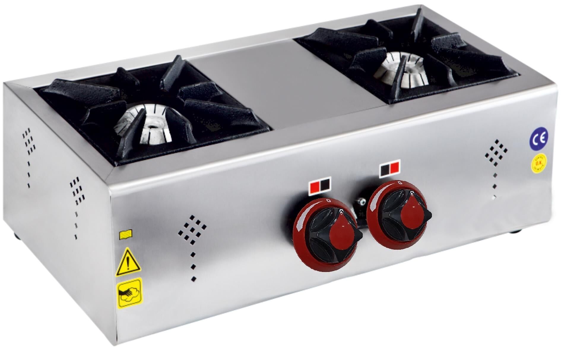 CSA Gazlı 2 Li Ekonomik Ocak Set Üstü 60x29x18 cm KRCS.EOGL.2