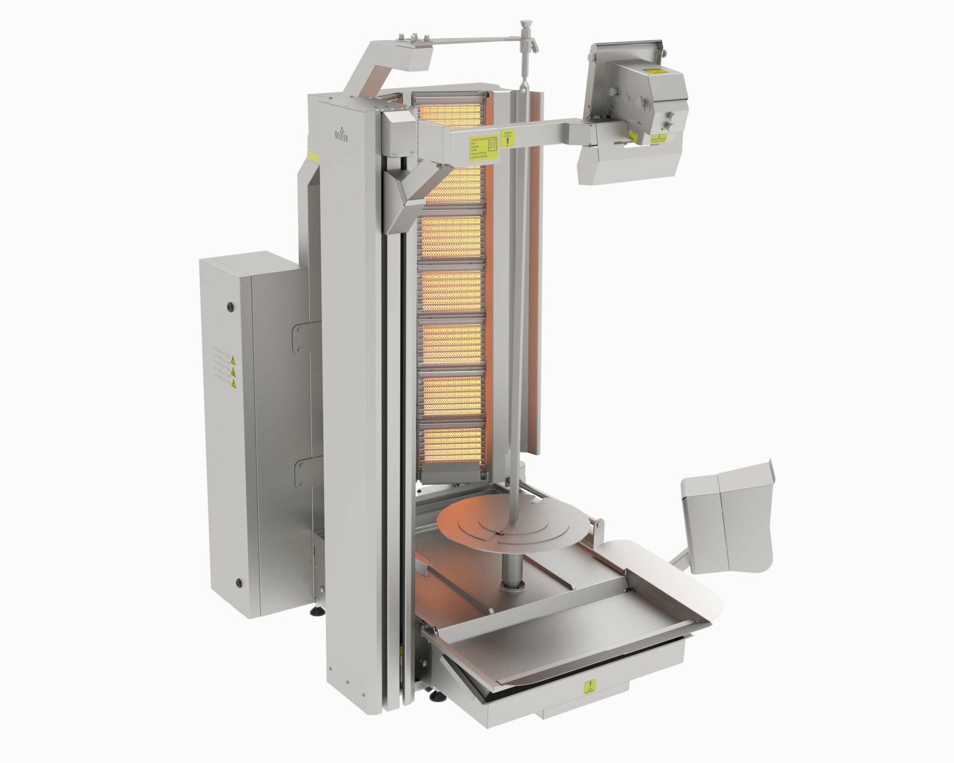 Atalay 14 Gözlü Döner Robotu Gazlı Geniş Kesim ADR-14G-GK