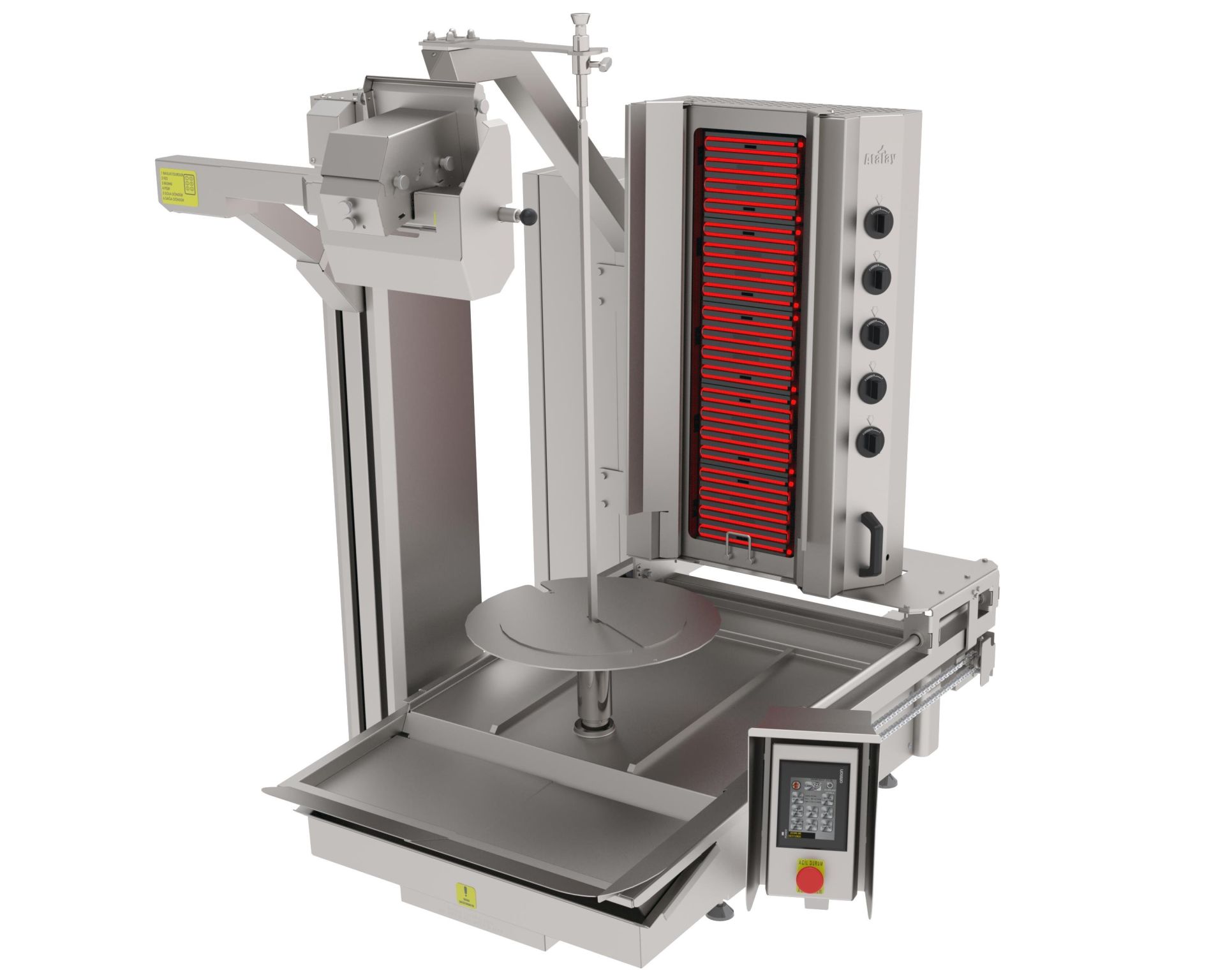 Atalay 5 Gözlü Döner Robotu Elektrikli Geniş Kesim ADR-5E-GK