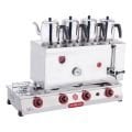 Silverinox 85'lik Kahveci Takımı 4 Demlikli Elektrik + Doğalgazlı 2102-D