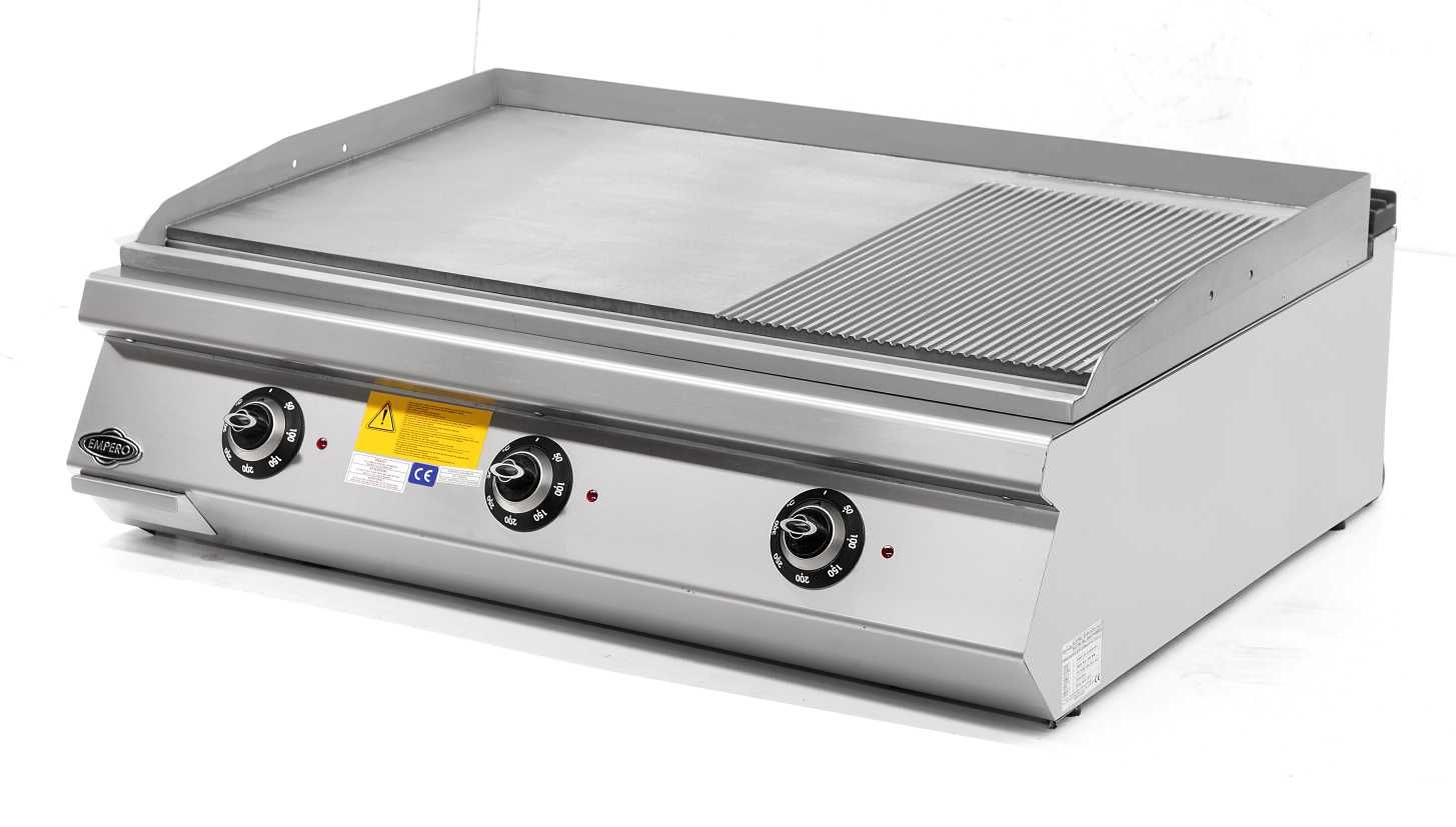 Empero EMP.PLS.7IG032 700 Seri Set Üstü Yarı Oluklu Plety Izgara Gazlı 120x73x30 cm