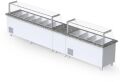 İceinox 6 küvetli Servis üniteler 250X80X132 STS-F 650 CR
