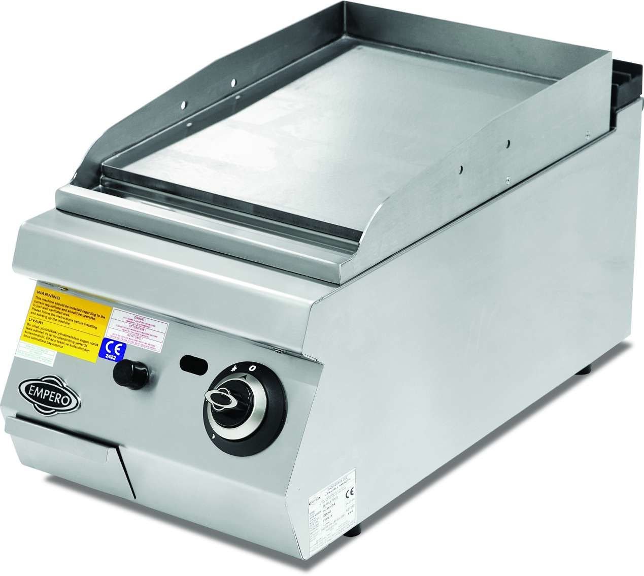 Empero EMP.PLS.7IG010-K 700 Seri Set Üstü Düz Krom Izgara Gazlı 40x73x30 cm