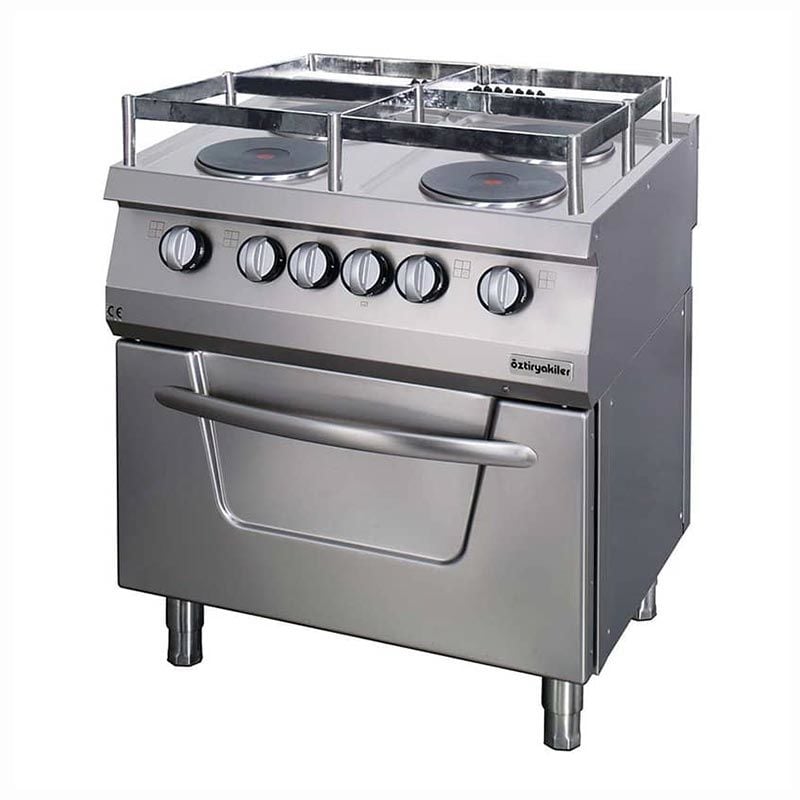 Öztiryakiler Kuzine Fırınlı 700 Seri Gemi Model 4 Plate Elektrikli 80x70x85