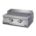 Öztiryakiler 900 Seri Set Üstü Grill Plate Oluklu Gazlı 80x90x30