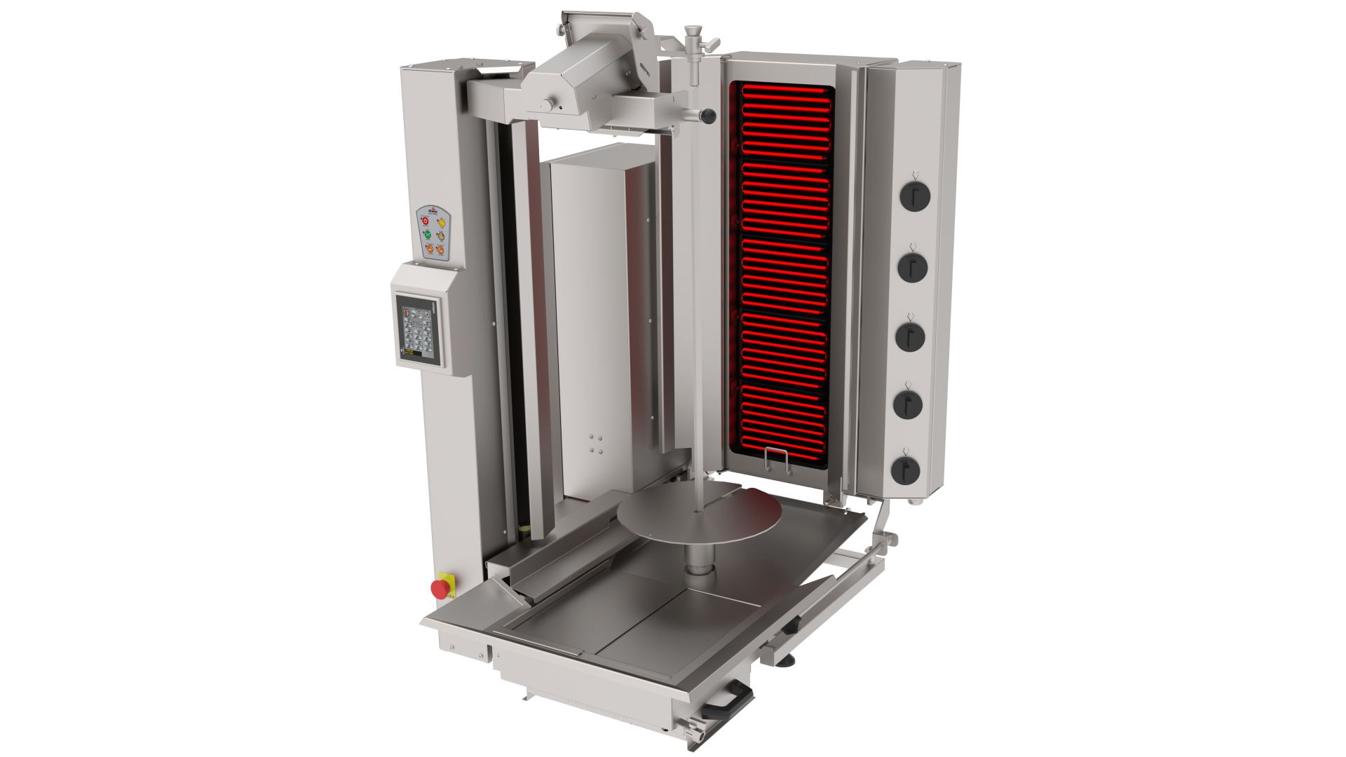 Atalay 5 Gözlü Döner Robotu Elektrikli Compact Geniş Kesim ADR-C1-5E-GK