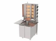 Atalay Döner Ocağı 8 Gözlü Gazlı Ce Belgeli Alttan Motorlu Duvara Monte Döner Ocağı ADG-8D