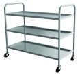Empero EMP.2.SV.02 Paslanmaz Servis Arabası 2 Katlı 55x86x90 cm