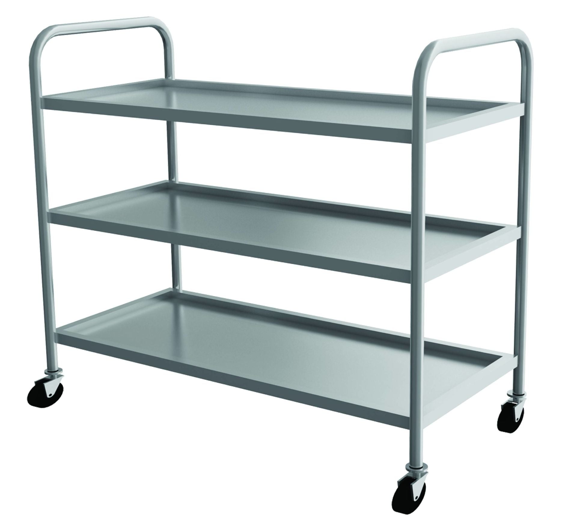 Empero EMP.2.SV.02 Paslanmaz Servis Arabası 2 Katlı 55x86x90 cm