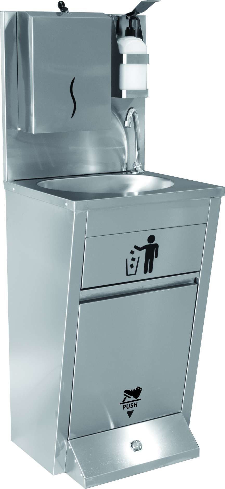 Empero EMP.AYK.002 Ayaktan Kumandalı El Yıkama Evyesi 500x450x850/1350 mm