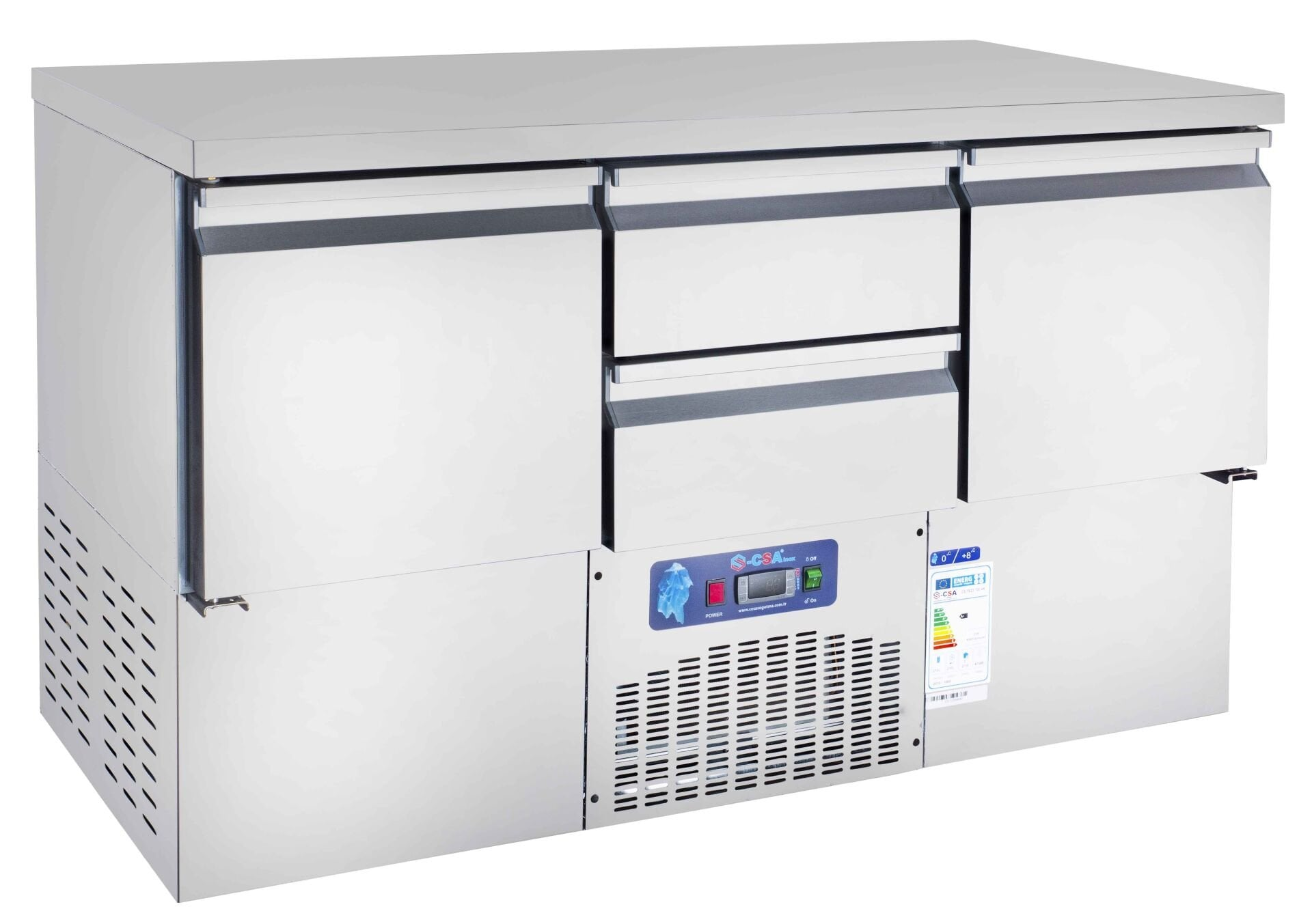 CS.CİH.3.700.AK CSA Alttan Motorlu Yatay Buzdolabı