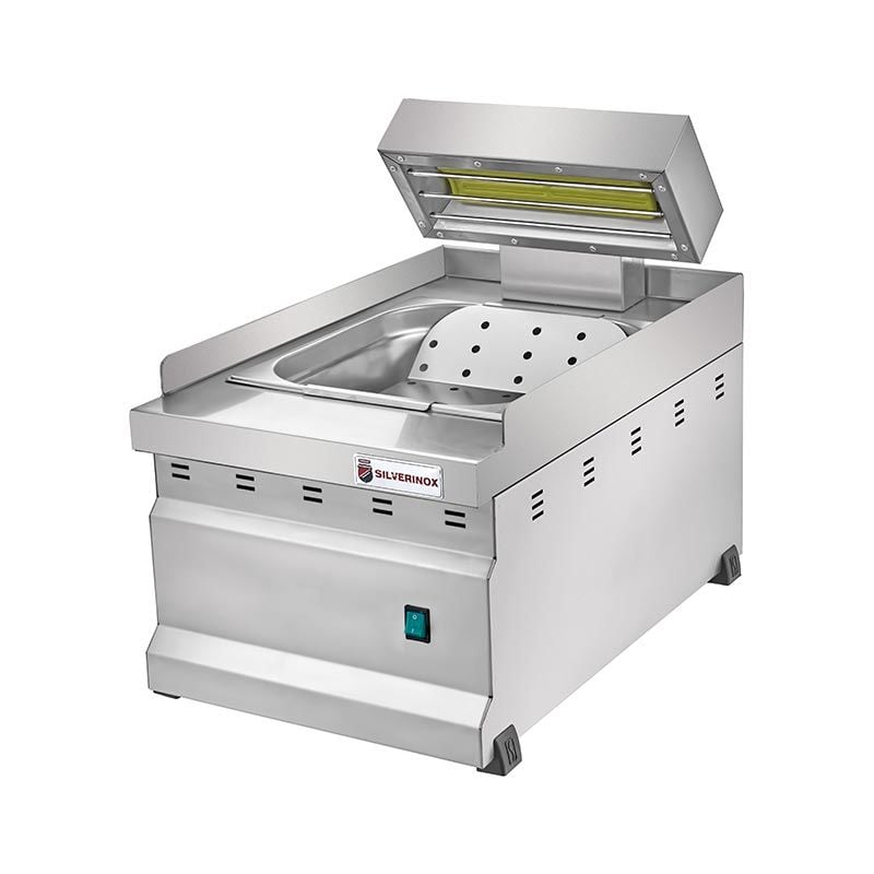 Silverinox 24x56x49 cm Set Üstü Patates Dinlendirme Makinesi PTS-02