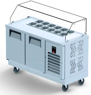 Iceinox 2 Kapılı Hazırlık Buzdolabı 150x70x130 cm FTS 330 CR