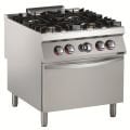 Zanussi  392031 EVO 900 Serisi Gazlı 4 Açık Ateşli Kuzine Gazlı Fırınlı 80x90x85cm