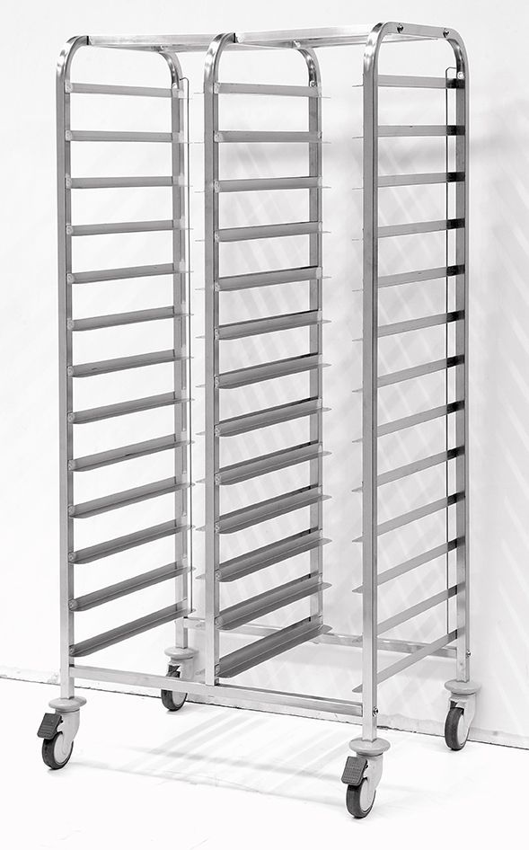 Empero EMP.BA.2.3753-26 Bulaşık Toplama Arabası 30 Adet 37x53 cm Tepsi İçin 830x560x1710 mm