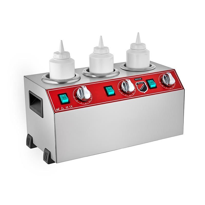 Silverinox 3'lü Isıtıcı Sosluk Elektrikli SS-03