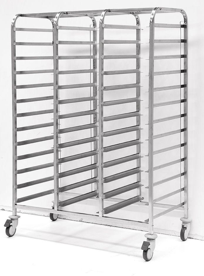 Empero EMP.BA.2.3753-39 Bulaşık Toplama Arabası 45 Adet 37x53 cm Tepsi İçin 1230x560x1710 mm