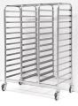 Empero EMP.BA.2.3753-39 Bulaşık Toplama Arabası 45 Adet 37x53 cm Tepsi İçin 1230x560x1710 mm