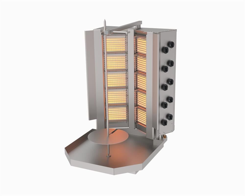 Atalay 10 Gözlü Döner Ocağı Gazlı Sabit V Tipi ADG-10S