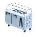 Iceinox 4 Kapılı Hazırlık Buzdolabı 250x70x130 cm  FTS 650 CR